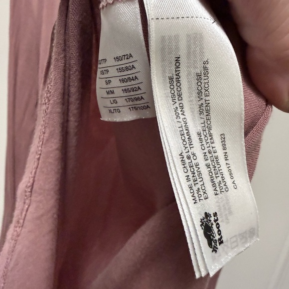 Roots Women's Dusty Rose Long Sleeve Shirt - Picture 4 of 4